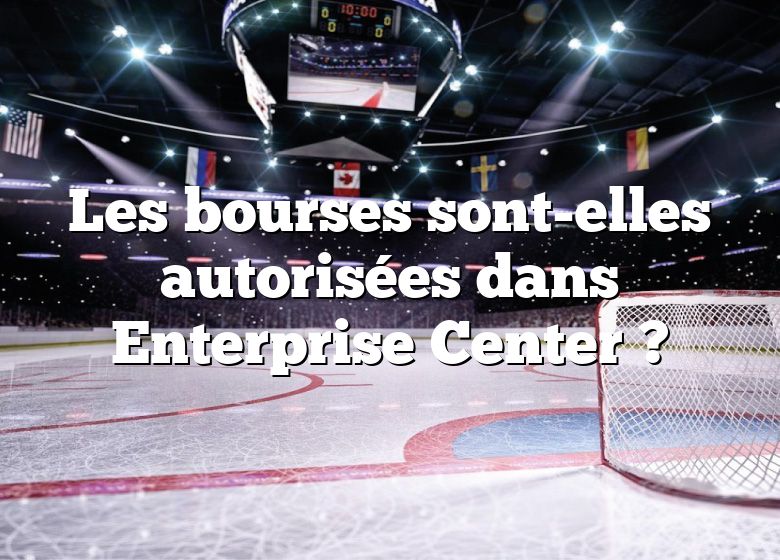 Les bourses sont-elles autorisées dans Enterprise Center ?